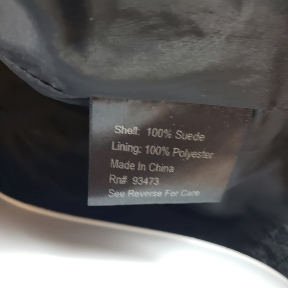 D2K Black Shimmery Leather Jacket Size M - Picture 6 of 7